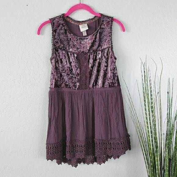 Knox Rose Tops - Knox Rose Purple Crinkle Top